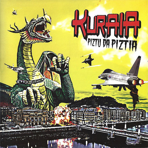 Kuraia - Piztu Da Piztia (12", MiniAlbum, RE, Gat)
