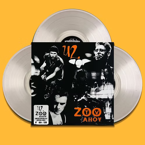 U2 3xLP Zoo Tv Ahoy (Crystal Coloured Vinyls) 200 Numbered Copies