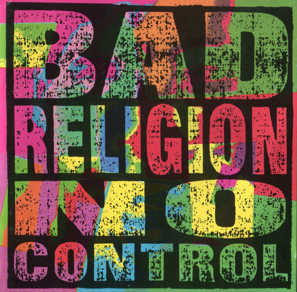 Bad Religion ‎– No Control - CD - Como Nuevo / Like New (M-/M-)