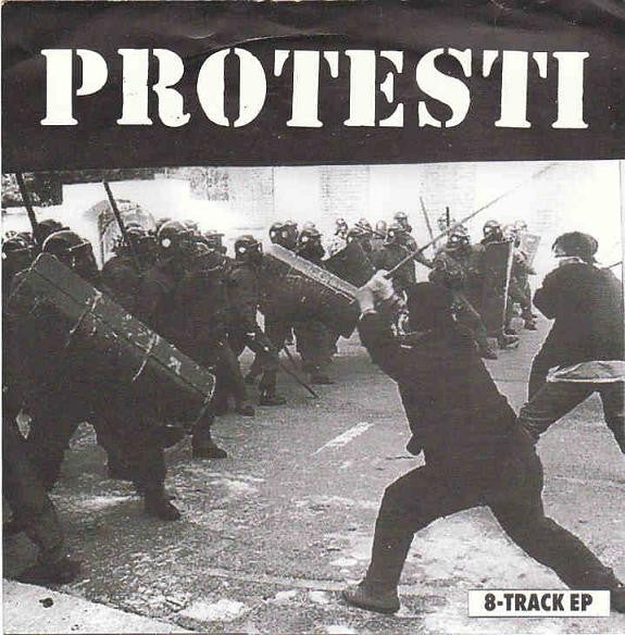 Protesti – 8 Track EP - 7" - Gris / Grey - 1996 - Havoc Records – HC7012