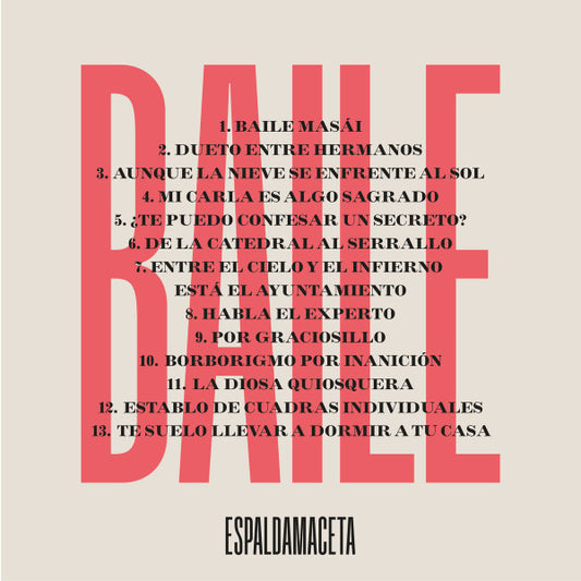 Espaldamaceta – Baile Masái - CD - Digipak - Muy Buen Estado / Very Good Condition (VG+ / M-)