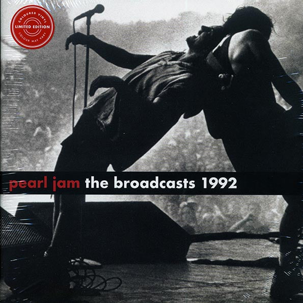 Pearl Jam – The Broadcasts 1992 - 2xLP - Red Splatter - Gatefold Sleeve - Limited edition; 1000 copies made