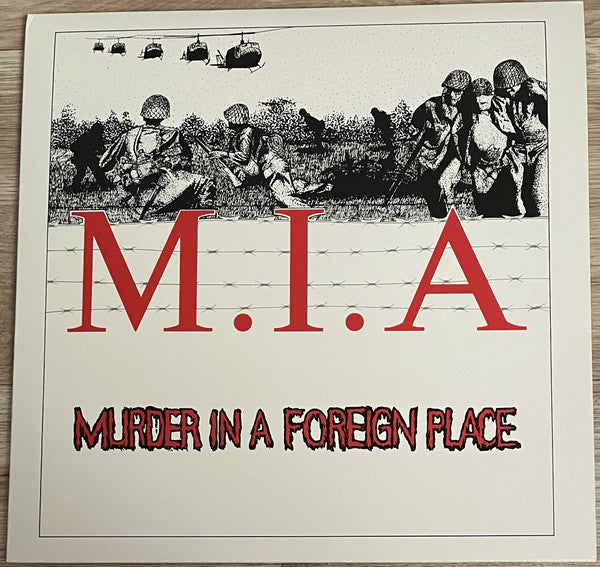 M.I.A* - Murder In A Foreign Place (LP, Album, RE, Red with black shadows)