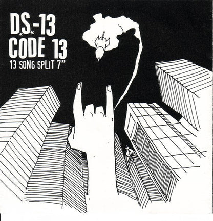 D.S.-13 / Code 13 – 13 Song Split 7" - 7" - 2000 - Havoc Records – HC7023 - Vinilo Como Nuevo / Portada Como Nueva (M-/M-)