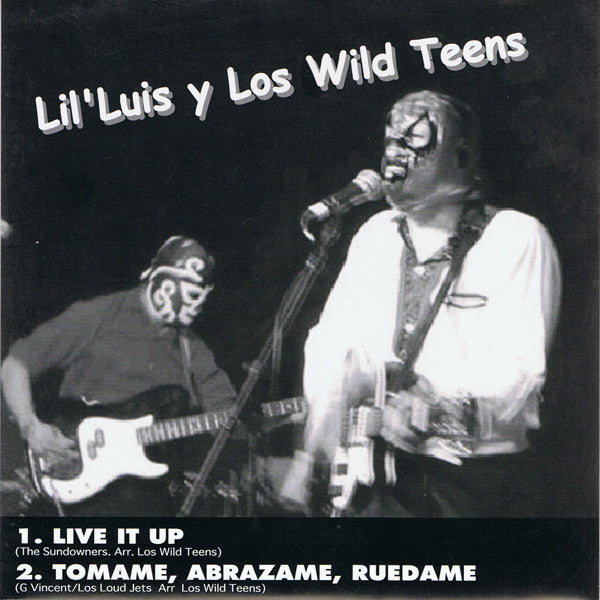 Li'l Luis Y Los Wild Teens Vs. The Rizlaz – Li'l Luis Y Los Wild Teens / The Rizlaz - 7" - 2006 - Thousands Records – 1000EP-010 - Como Nuevo / Like New (M-/M)