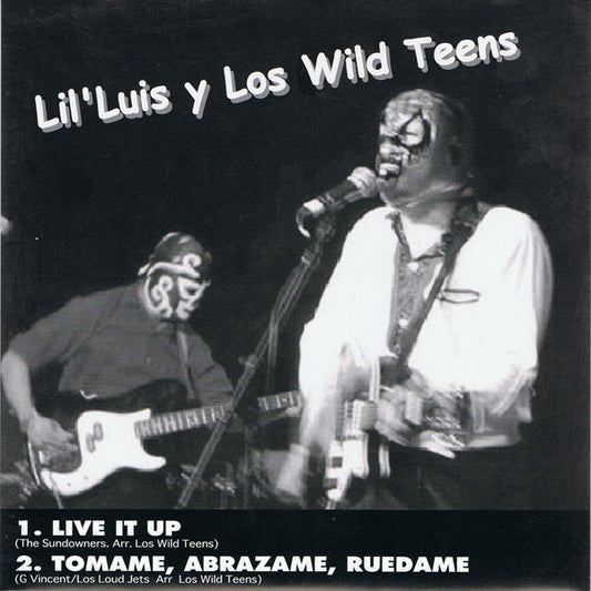 Li'l Luis Y Los Wild Teens Vs. The Rizlaz – Li'l Luis Y Los Wild Teens / The Rizlaz - 7" - 2006 - Thousands Records – 1000EP-010 - Como Nuevo / Like New (M-/M)
