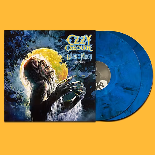 OZZY OSBOURNE 2xLP Bark At The Moon Japan Tour (Blue Darkness Coloured Vinyls)