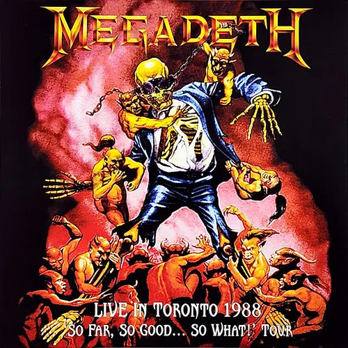 MEGADETH LP Live In Toronto 1988 'So Far, So Good... So What!' Tour