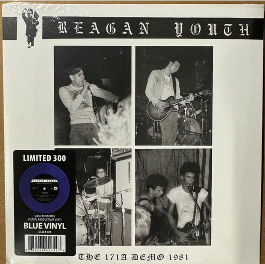 Reagan Youth – The 171A Demo 1981 - 7" - AZUL / BLUE - 2023 - New Red Archives – CLO4124 - NUEVO / PRECINTADO - NEW / SEALED.
