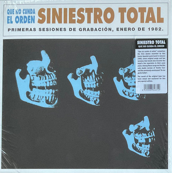 Siniestro Total - Que No Cunda El Orden (Primeras Sesiones De Grabación, Enero De 1982) (LP, Album)