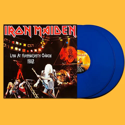 IRON MAIDEN 2xLP Live At Hammersmith Odeon 1982 (Blue Coloured Vinyls)