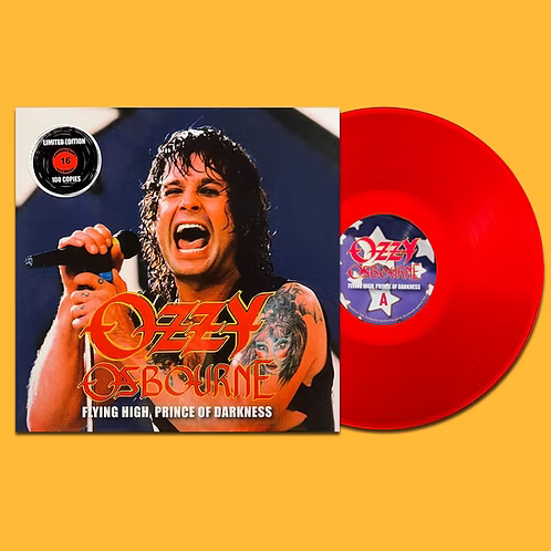 OZZY OSBOURNE LP Flying High, Prince Of Darkness (Red Colour) 100 Copies