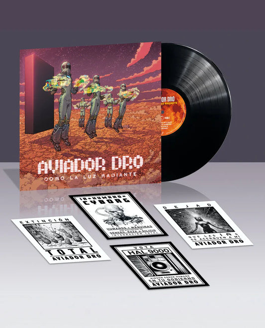 Aviador Dro LP Vinilo + Pegatinas "Como la luz Radiante"