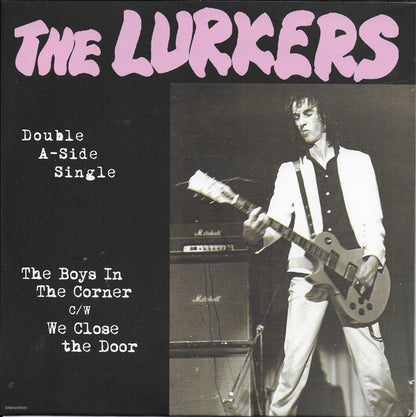The Lurkers - The Boys In The Corner c/w We Close The Door (7", Single, Ltd, Plateado / Silver)