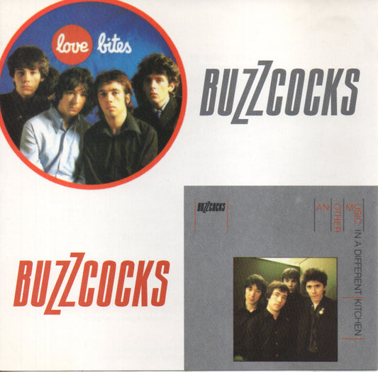 Buzzcocks ‎– Love Bites / Another Music In A Different Kitchen - CD - I.R.S. Records ‎– 7243 8 28309 24 - CD en Estado Aceptable / Portada Como Nueva