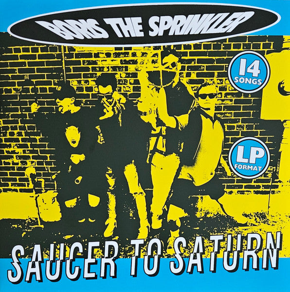 Boris The Sprinkler - Saucer To Saturn (LP, Album, Ltd, RE, Yellow w/Black Splatter)