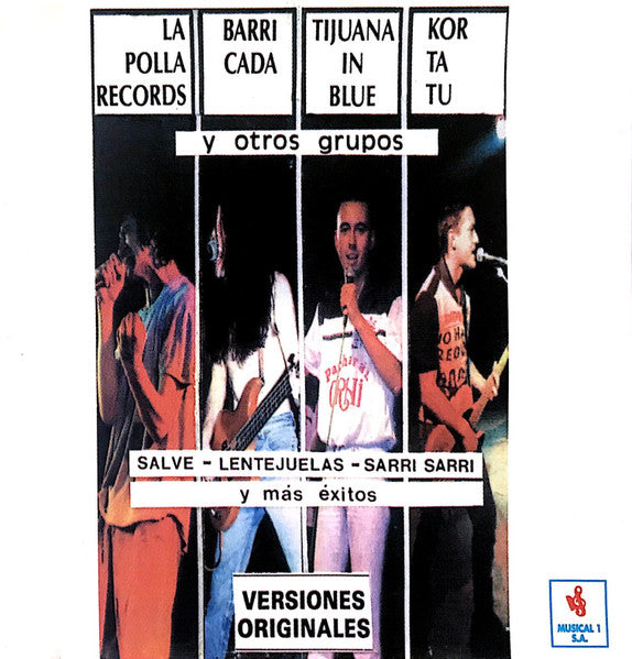 La Polla Records / Kortatu / Barricada / Tijuana In Blue / Cicatriz - Versiones Originales - CD - 1994 - Oihuka – PC-204-SB, Oihuka – M5-C-249