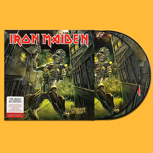 IRON MAIDEN 2xLP Somewhere On Tour UK (Picture Disc)