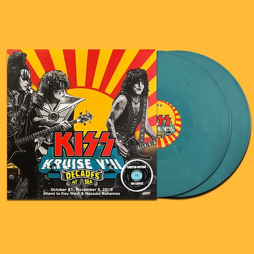 KISS 2xLP Kruise VIII Decades at Sea (Blue Coloured Vinyls) 100 Numbered Copies)