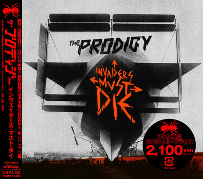 The Prodigy – Invaders Must Die - CD - Edición Japonesa / Japanese Release. Con OBI / With OBI. Nuevo sin usar pero no precintado / New and unplayed but not sealed.