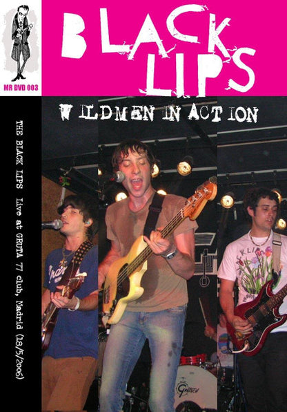 The Black Lips – Wildmen In Action - DVD - 2007 - Munster Records – MR DVD 003