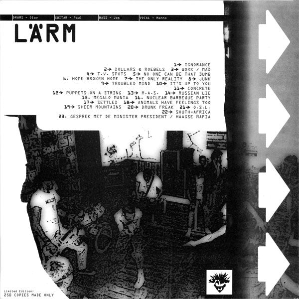 Lärm / Pandemonium ‎– Lärm / Pandemonium - LP - USADO / USED (M- / M-)