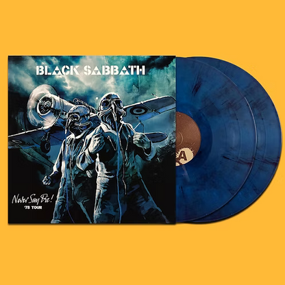 BLACK SABBATH 2xLP Never Say Die! '78 Tour (Blue Marbled Coloured Vinyls