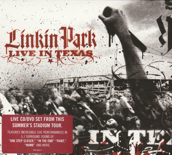 Linkin Park ‎– Live In Texas - CD+DVD - Digipak - Como Nuevo / Like New (M- / M-)