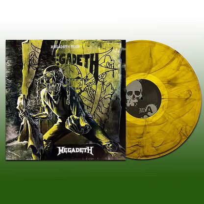 MEGADETH LP Megadeth Tour (Yellow with Black Marble Coloured Vinyl)