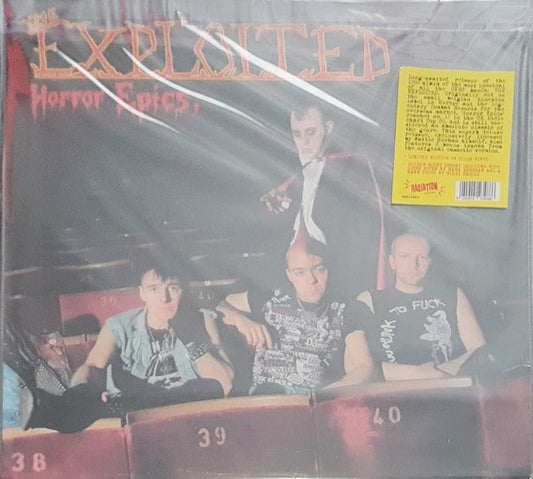 The Exploited ‎– Horror Epics - LP - ROJO / RED - 2023 - Radiation Reissues ‎– RRS124CV