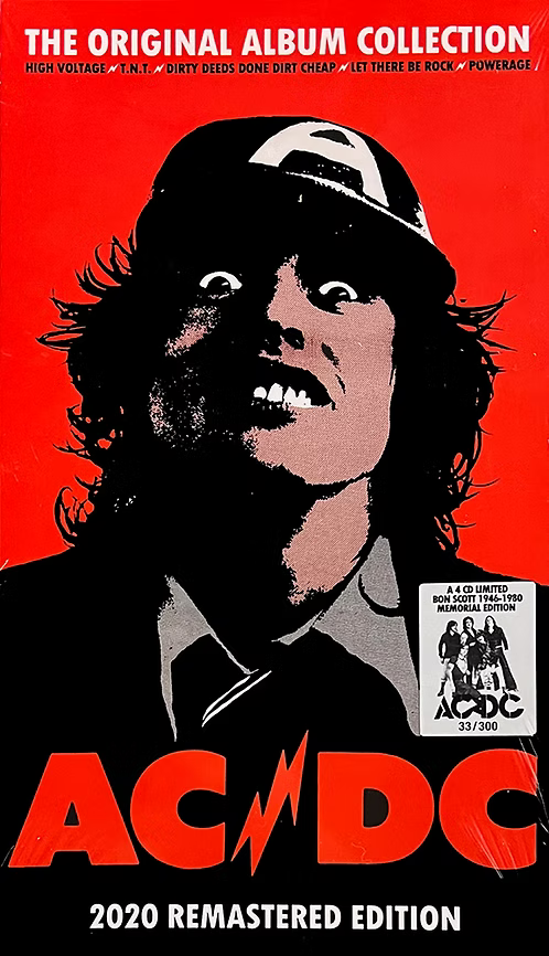 AC/DC BOX SET 4xCD The Original Album Collection (2020 Remastered) Longbox - NUEVO / NEW - DISPONIBLE EN 5-7 DÍAS / AVAILABLE IN 5-7 DAYS