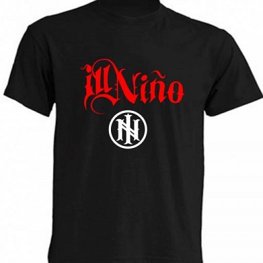 Ill Niño- Camiseta / T-Shirt / Tallas – Sizes: S/M/L/XL/XXL