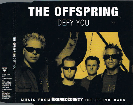 The Offspring – Defy You - CD, Single - 2001 - Columbia – SAMPCS11020