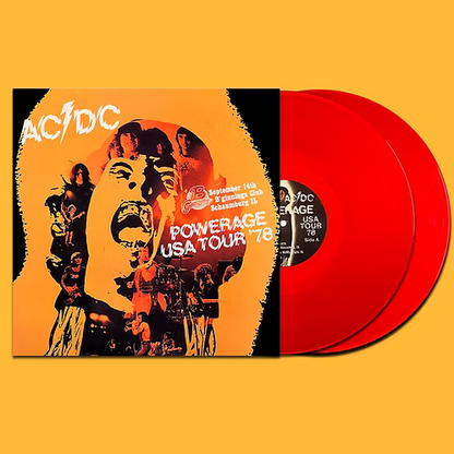 AC/DC 2xLP B'ginnings Club Schaumburg, IL Powerage USA Tour (Red Colour Vinyls)