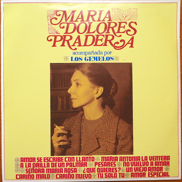 Maria Dolores Pradera Acompañada Por Los Gemelos – Maria Dolores Pradera Acompañada Por Los Gemelos - CD - NUEVO - PRECINTADO / NEW – SEALED.