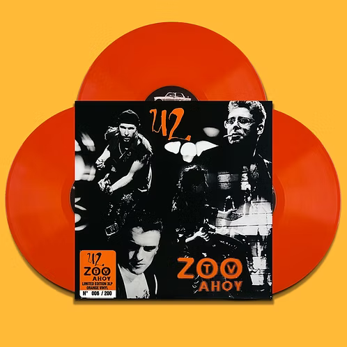 U2 3xLP Zoo Tv Ahoy (Orange Coloured Vinyls) 200 Numbered Copies
