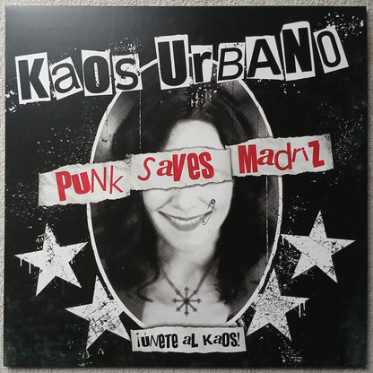 Kaos Urbano - Punk Saves Madriz (LP, Album, Blanco / White)