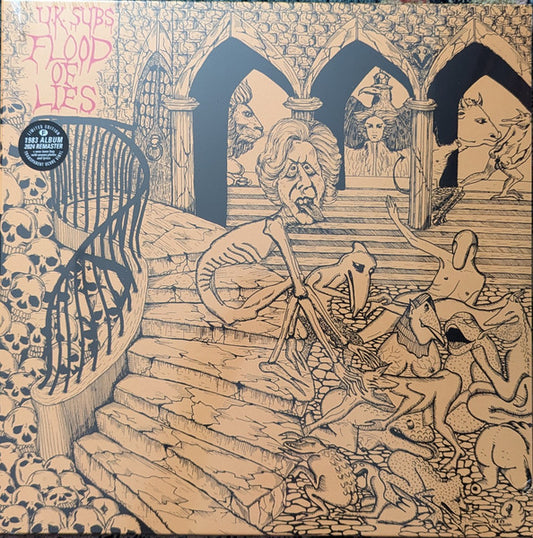 U.K. Subs - Flood Of Lies (LP, Album, Ltd, RM, Transparent Ochre)
