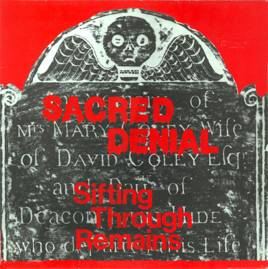 Sacred Denial – Sifting Through Remains - LP - 1988 - Nuclear Blast – NB 010 - Vinilo Como Nuevo (M-) / Portada Muy Buen Estado (VG+)