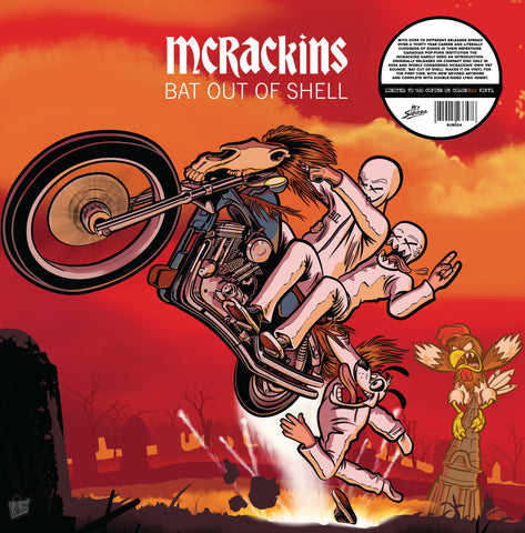 McRackins - Bat Out Of Shell (LP, Album, Ltd, RE, Egg Coloured)