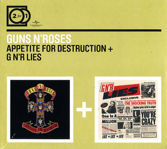 Guns N' Roses – Appetite For Destruction + G N'R Lies - CD - Digipak - 2009 - Universal Music Group International – 0600753186213, Geffen Records – 0600753186213 - CD Como Nuevo (M-) / Portada Como Nueva (M-)