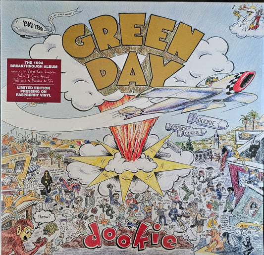 Green Day ‎– Dookie - LP - Colored vinyl (raspberry)