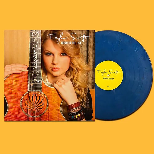 TAYLOR SWIFT LP Born In The USA - Rare and Unreleased Tracks (Blue Coloured)