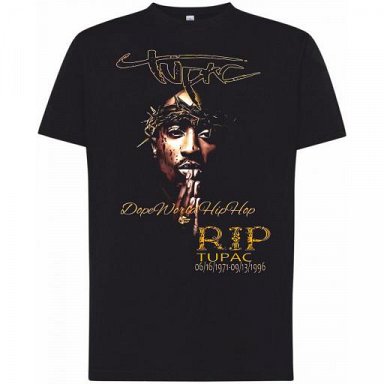 Tupac - Camiseta / T-Shirt / Tallas – Sizes: S/M/L/XL/XXL