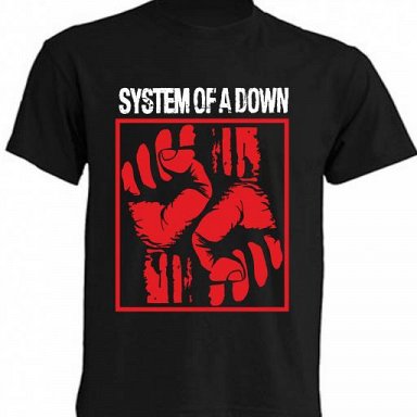 System Of A Down - Camiseta / T-Shirt / Tallas – Sizes: S/M/L/XL/XXL