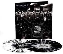 Discharge – Protest And Survive: The Anthology - 2xLP - Black With White Splatter / White With Black Splatter