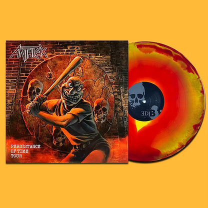 ANTHRAX LP Persistance Of Time Tour (Red Yellow Flame Coloured Vinyl)