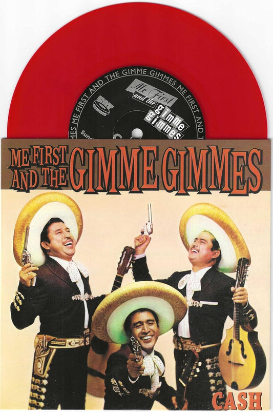 Me First And The Gimme Gimmes – Cash - 7" - Rojo / Red - 2007  -Fat Wreck Chords – FAT228