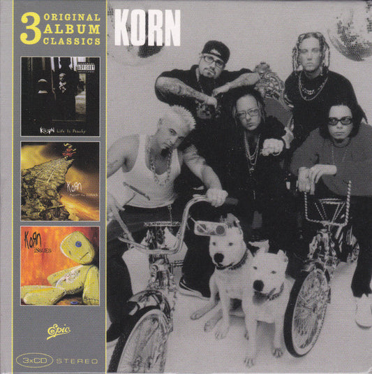 Korn – 3 Original Album Classics - 3xCD Box Set - 2010 - Sony Music – 88697617152, Legacy – 88697617152, Epic – 88697617152 - CD Como Nuevo (M-) / Portada Como Nueva (M-)