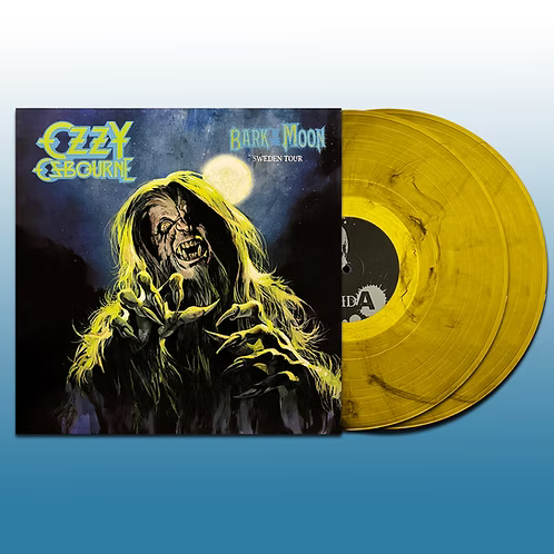 OZZY OSBOURNE 2xLP Bark At The Moon Sweden Tour (Smoke Yellow Coloured Vinyls)